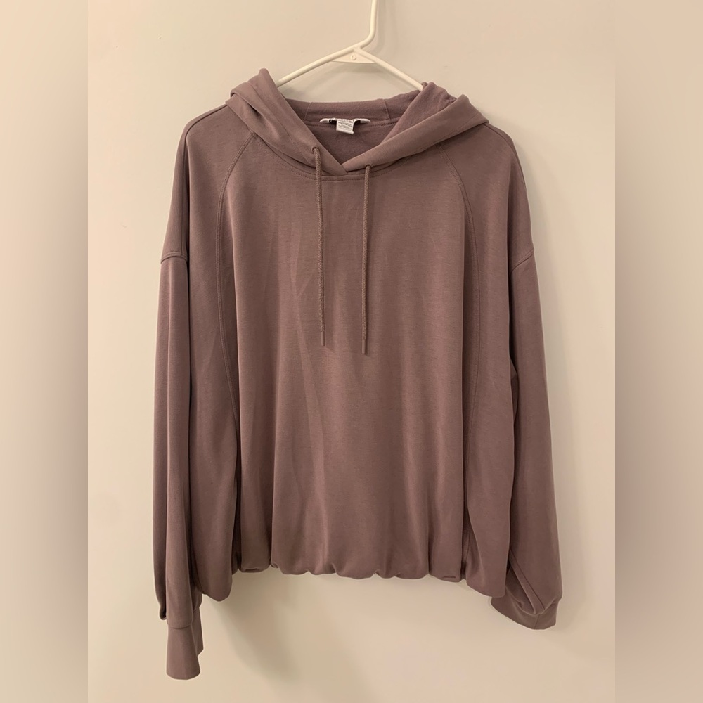 Athleta Mauve bubble pullover